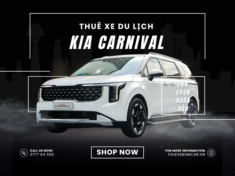 Thuê xe Kia Carnival du lịch