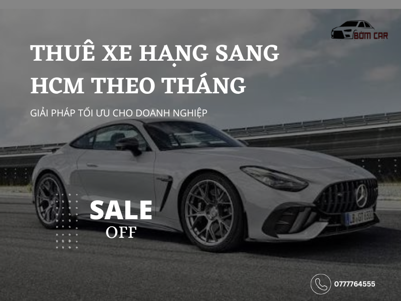 Thuê xe hạng sang HCM theo tháng